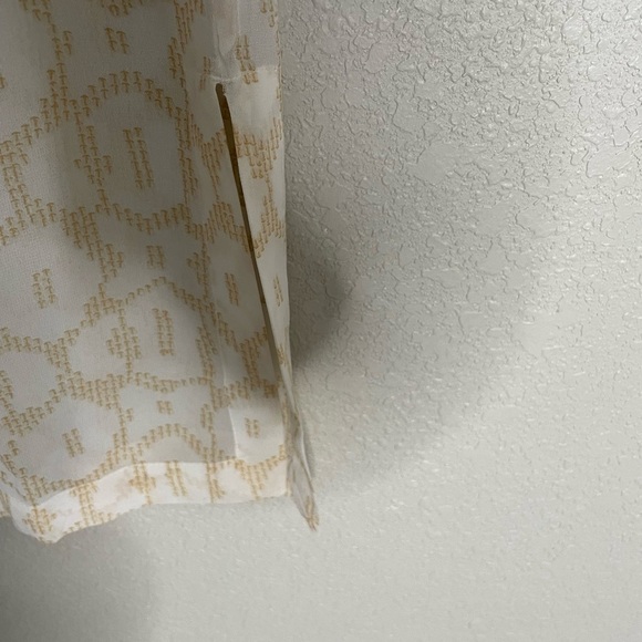 Chico’s Sheer Pritned Sequin Dotted Scales Tunic Shirt 00/0-2 - Picture 5 of 8